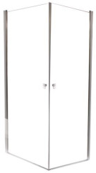 PAROI DE DOUCHE ACCES D'ANGLE PIVOTANT VERRE TRANSPARENT SELYNA - ELMER