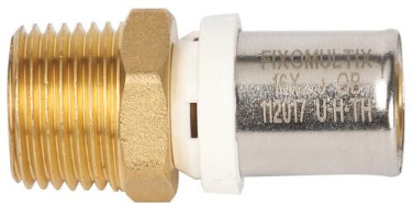 Raccord mâle fixe à sertir multicouche ø25-20/27