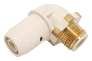 Coude NEXUS mâle 15/21 pour tube multicouche ø20 - JOHN GUEST