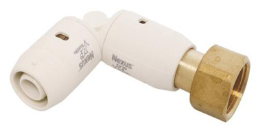 Coude NEXUS écrou tournant 15/21 pour tube multicouche ø16 - JOHN GUEST