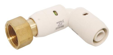Coude NEXUS écrou tournant 15/21 pour tube multicouche ø16 - JOHN GUEST