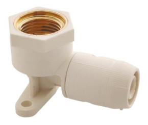 Applique simple NEXUS femelle 15/21 pour tube multicouche ø20 - JOHN GUEST