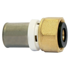 RACCORD ECROU TOURNANT A SERTIR MULTICOUCHE Ø32-40/49 - FIXOMULTIX