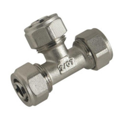 TE EGAL LAITON A COMPRESSION POUR MULTICOUCHE