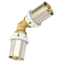 COUDE EGAL 45° A SERTIR MULTICOUCHE Ø40 - FIXOMULTIX