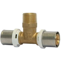 TE MALE AU CENTRE A SERTIR MULTICOUCHE Ø16-15/21 - FIXOMULTIX