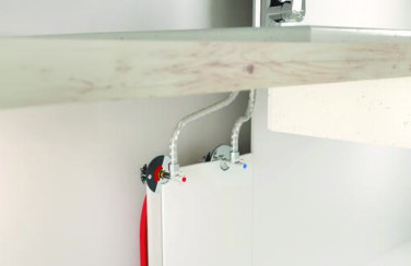 FIXOPLAC PER ø12 - M12/17 Sous lavabo raccords coudés à sertir 