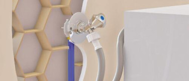 FIXOPLAC PER ø16 - F15/21 MAL plaque ALVÉOLAIRE raccords coudés à glissement 
