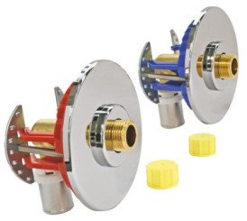FIXOPLAC MULTICOUCHE ø16 - M12/17 Sous lavabo raccords coudés 
