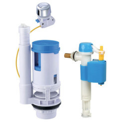 MECANISME COMPLET A DOUBLE POUSSOIR A CABLE - FIXOCONNECT