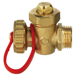 ROBINET DE VIDANGE LAITON BRUT M15/21 A BOISSEAU ET PRESSE ETOUPE