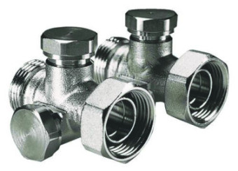 Vanne en H monotube/bitude raccordement au sol 3/4EK-20/27