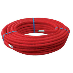 TUBE MULTICOUCHE GAINE ROUGE Ø26 EN COURONNE 50m - FIXOMULTIX