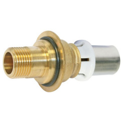 RACCORD DROIT A SERTIR MALE 12/17 PER 12