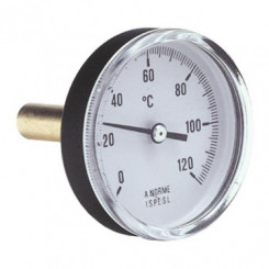 Thermomètre à cadran à dilatation de liquide ø63mm plonge 100mm 