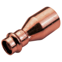 MANCHON CUIVRE REDUIT MALE FEMELLE A SERTIR EAU Ø22-16