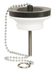 BONDE DE LAVABO LAITON A BOUCHON AVEC CHAINETTE