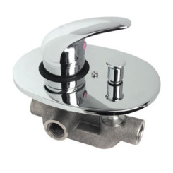 MITIGEUR DE BAIN-DOUCHE A ENCASTRER INTEGRAL CHROME