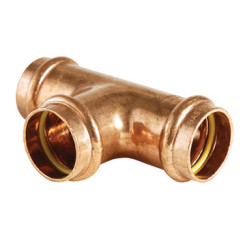 TE CUIVRE A SERTIR GAZ EGAL TRIPLE FEMELLE Ø28