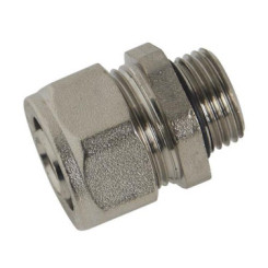 RACCORD MALE LAITON A COMPRESSION POUR MULTICOUCHE