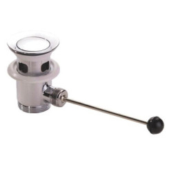 BONDE DE LAVABO OU BIDET AVEC COMMANDE PAR LEVIER A EMBOUT - NICOLL