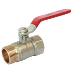 VANNE A SPHERE MALE FEMELLE 33/42 V370 - MANETTE PLATE