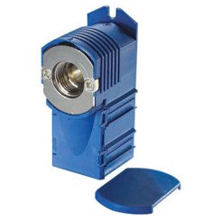 BOITE D'ENCASTREMENT BLEUE SIMPLE 3/4EK - FIXOCONNECT