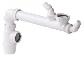 Tubulure avec siphon gain despace pour 1 cuve - VALENTIN