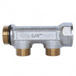 Collecteur de distribution laiton EASY LOCK M15/21 2 départs - FIXOCONNECT