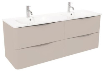 MEUBLE A SUSPENDRE 140 cm MANNAR NUDE - BATHROOM THERAPY