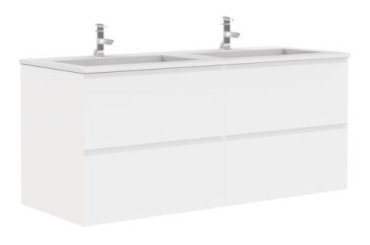 Meuble PANADURA à suspendre 120 cm blanc mat
