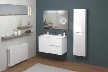 Meuble VELOURS à suspendre 70cm blanc