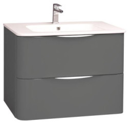 MEUBLE A SUSPENDRE 70 cm MANNAR GRIS - BATHROOM THERAPY
