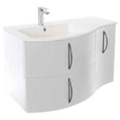 MEUBLE A SUSPENDRE 90 cm VALLEY BLANC