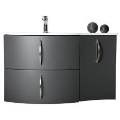 MEUBLE A SUSPENDRE 90 cm VALLEY GRIS