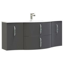 MEUBLE A SUSPENDRE 120 cm VALLEY GRIS