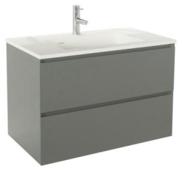 Meuble PANADURA à suspendre 60 cm gris mat