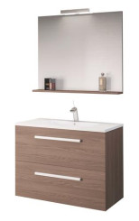 MEUBLE A SUSPENDRE 80cm DUBAÏ CERUSE - BATHROOM THERAPY