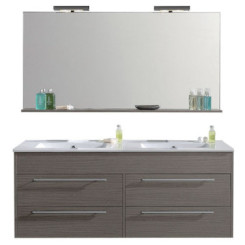 MEUBLE A SUSPENDRE 120cm DUBAÏ CERUSE - BATHROOM THERAPY