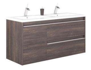 MEUBLE A SUSPENDRE 120cm BOSTON NOGAL - BATHROOM THERAPY