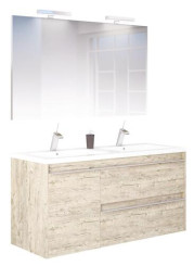 MEUBLE A SUSPENDRE 120cm BOSTON NOGAL - BATHROOM THERAPY