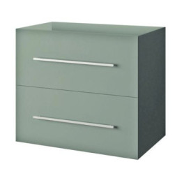 Caisson à suspendre gris mat avec tiroirs NEW YORK 60cm