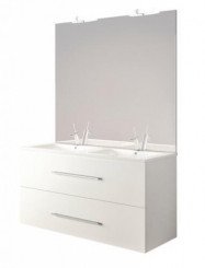 MEUBLE A SUSPENDRE 120cm BLANC NEW YORK - BATHROOM THERAPY