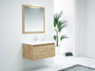 Caisson NUDEA 1.0 cognac sans vasque 60cm