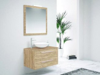 Meuble NUDEA 2.0 à suspendre 80cm cognac