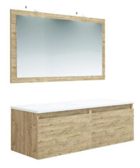 Meuble NUDEA 1.0 à suspendre 120cm cognac