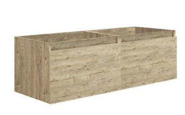 Caisson NUDEA 1.0 cognac sans vasque 120cm