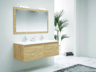 Caisson NUDEA 1.0 cognac sans vasque 120cm