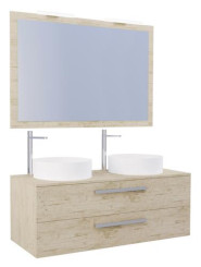 Meuble NUDEA 2.0 à suspendre 120cm cognac
