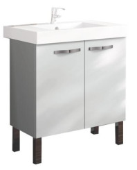 Meuble PMR 80cm 2 portes ergo - NEOVA